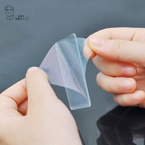 김용석생활연구소 투명 양면 부착 스티커 양면테이프 강력접착 10P, 20개