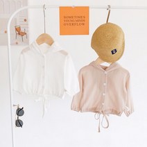 [당일발송]베스더스 유아 신생아 아기 거즈면 후드 봄 여름 가디건 에어컨 바람막이