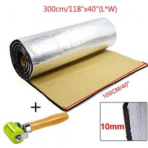 자동차열선시트 1/1.5/2/3m 1000*10mm 자동차 후드 엔진 방화벽 열 매트 데드 너 방음 단열 알루미늄 호일