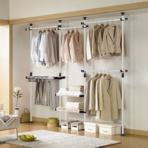 [왕자행거] 왕자 대형바지걸이선반행거(32mm)