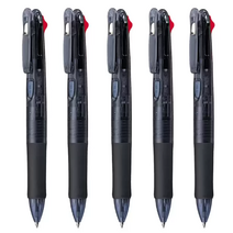 제브라 클립온 4색 볼펜 흑색 바디 0.7mm 5개 / 명품 필기감좋은 일본 볼팬 고급