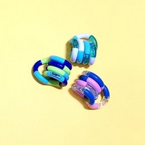 아트박스/아이디어브리지 TANGLE 클래식 심리안정 스트레스해소 집중력향상 장난감, 그린블루