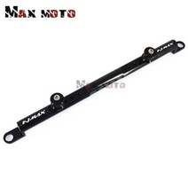 [해외]Yamaha NMAX 155 NMAX155 N MAX155 2017 2018 2019 2020 오토바이 CNC 크로스 바 스티어링 댐퍼 밸런스 레버, 검정