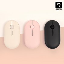 로이체 무소음 슬림 무선 마우스 RX-620, 핑크