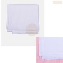 순 면 100 아기 유아 가제 수건 가재 타올 턱받이 흰색 화이트 손수건