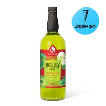 [포모나] 믹솔로지 펄피그린애플 시럽 1L + 전용 시럽펌프 증정, 1개, 1000ml