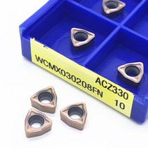 선반 인서트 V커팅 CNC 10EA WCMX030208 FN WCMX040208 외부 홈 가공 공구 홀더 카바이드 블레이드 WCMX 030208/040208 터닝 커팅 밀링 10, [01] WCMX030208 FN