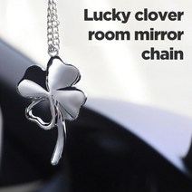 간지템 키홀더열쇠고리 우정템 신차선물 인테리어 행운 실버 네잎클러버 운전면허선물