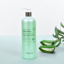 오르자드 슈퍼 알로에 베라 젤 500ml - 천연 알로에 함유로 뛰어난 보습 진정 효과