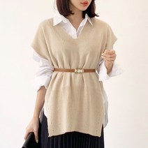 퍼니걸스 루즈핏 언발 니트_8985