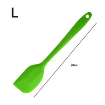 케익도구 소품 실리콘 크림 베이킹 스크레이퍼 비 스틱 버터 주걱 커터 초콜릿 매끄러운 내열성 주방 과자 도구 스크레이퍼, 비엘그린