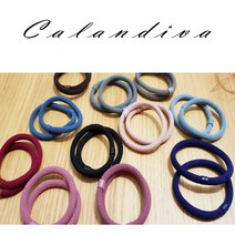[Calandiva] 짱짱하고 부드러운 촉감 두꺼운 고무줄 20p 세트 무배