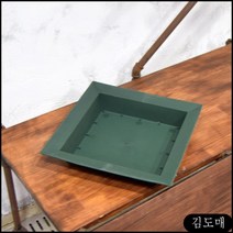 KDM 플라스틱 수반 -정사각쌍장 32cm