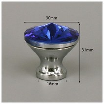 도자기 손잡이 엔틱 가죽 황동 특이한 x 다채로운 크리스탈 유리 캐비닛 드레서 다이아몬드 모양 찬장 옷장 부엌 욕실 사무실 diy용, I