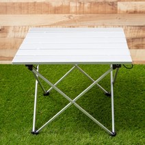 마이KIDMALL_필라라 알루미늄 캠핑테이블(39.5x34cm) (실버) 소풍 나들이 접이 폴딩 접히는 간이 휴대용_MMY키드MAl몰