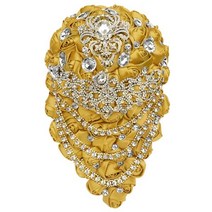 부케 조화 플라워 카페 촬영 스튜디오 꽃 인테리어 꽃다발, 15cm diameter, light gold