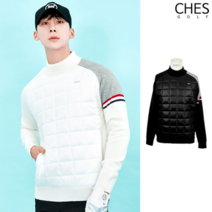 체스 430˚ 포어리 남성골프 방풍 캐시미어 니트티