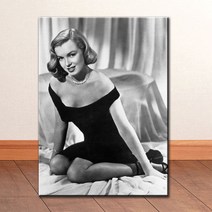 mon012 인물 유명인 영화배우 마릴린먼로 캔버스액자, 무광일반_XXL_37cm x 45cm