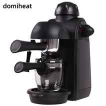 domiheat 자동압력조절 에스프레소 커피머신, black
