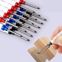 산업용 마킹펜 표식 목재 유리 타공 천공 마커 다양한소재 작업용, B) 레드, 1개