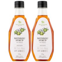 몽크슈 액상 알룰로스 (530g) 나한과 올리고당 설탕 스테비아 대체제, 몽크슈 액상 알룰로스 530g 2병