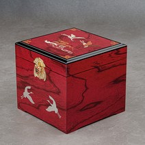 [성연티세라] 고가구 고급 사각박스(2.4kg 꿀단지 경옥고단지용), 1개