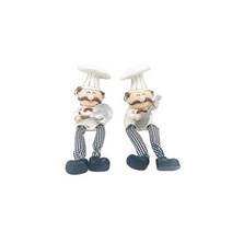 countryitem 구스토 주방장 앉은 인형 2종