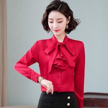 오피스룩 리본 셔츠 블라우스 하늘비즈 A31 S510U527