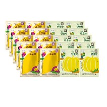 바로드숑 고구마 단호박 3종 20팩 세트, 통고구마5 슬라이스고구마5 단호박10팩 총 20팩 세트