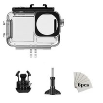 DJI OSMO 액션 3 카메라 액세서리용 수중 45M 방수 케이스 다이빙 하우징 보호 쉘, 02 D1