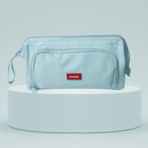 간편 휴대성 대용량 파우치필통 고등학생 중학생 대학생필통 신학기필통 정리케이스, 하늘