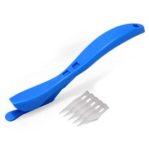 자동차 필름 시트 슬리 팅 비닐 나이프 5pcs 블레이드 탄소 섬유 랩 스티커 절단 도구 색조 전사 용지 커터, 04 Blue