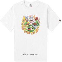 AAPE x Jumping Lomo 알도 T-Shirt - 화이트 AAPTEM9628XXI-WHX