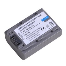 저무리 호환제품 1250mAh NP-FP50 NP FP50 소니 NP-FP30 NP-FP60 NP-FP70 NP-FP71 NP-FP90 NP-FP91 DCR-SX40 SX40R, 1x Battery