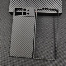 폴드2케이스 KEVLAR 탄소 섬유 전화 케이스 샤오미 믹스 폴드 2 아라미드 안티 드롭 슬림 백 커버, [01] For MIX Fold 2, [02] Black (Fine Hole)