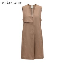 [샤트렌] 노카라 브이넥 트렌치 베스트