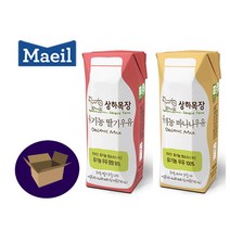 매일유업 매일 상하목장 유기농 딸기우유 12팩 바나나우유 12팩 [BOX 안전포장], 단품없음