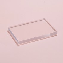 큐브 아크릴 악세사리 진열대 받침대 전시대, 직사각형, 라지