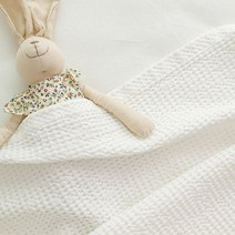 [메종텍스타일] 멜로 모달 와플 여름이불 겸 스프레드 미니, 화이트