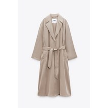 zara 자라 플라잉 트렌치코트 - 밍크 100095