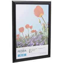 hakuba fape-bka4 알루미늄 피오리아 액자 a4 사이즈 블랙 a4 1면 알루미늄 무인 양품 앨범, 에이4, 10개 세트, 블랙(블랙 19-3911tcx)