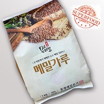 [국산] 100% 봉평 메밀가루 1kg 순메밀가루, 1개