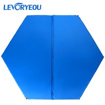 육각 캠핑 자충매트 백패킹 에어 발포 돗자리 이너 매트 자동충전 캠핑카페트, G