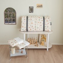 포몽드 리버시블 낮잠이불 사계절 블랭킷 + 여름 블랭킷 풀세트, 리버시블 순면 낮잠이불 3종/05.라떼푸