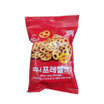 [스낵] 미니 프레첼 매콤한 비프맛 70g(324kcal) X 20개 (1박스), 70g