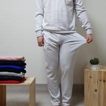 무지 특양면 비비드 트레이닝 9부 팬츠 L XL 8컬러(오트밀 블루 레드 조거 셋업)