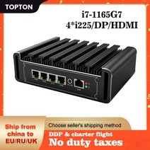스틱PC 초 미니 PC MINIPC 안드로이드 피시 11 세대 인텔 i7 1165G7 펜티엄 7505 4 i225 2.5G LAN DDR4 NVMe DP 셀러론 N5105 팬리스, Celeron N5105, UK, 16GB DDR4 256GB NVMe