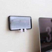 접착식 스마트폰거치대 벽걸이 벽수납홀더 틈새선반 DIY 인테리어 1평방꾸미기 원룸