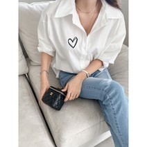2023 New Design 루즈핏 남방 (엘로우 화이트 스카이)