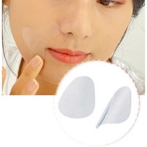 입주름 목주름테이프 2개 미간 가로 주름 제거 콧잔등 입옆 이마 세로 눈밑 주름 없애는법, 둥근 타입, 둥근 타입